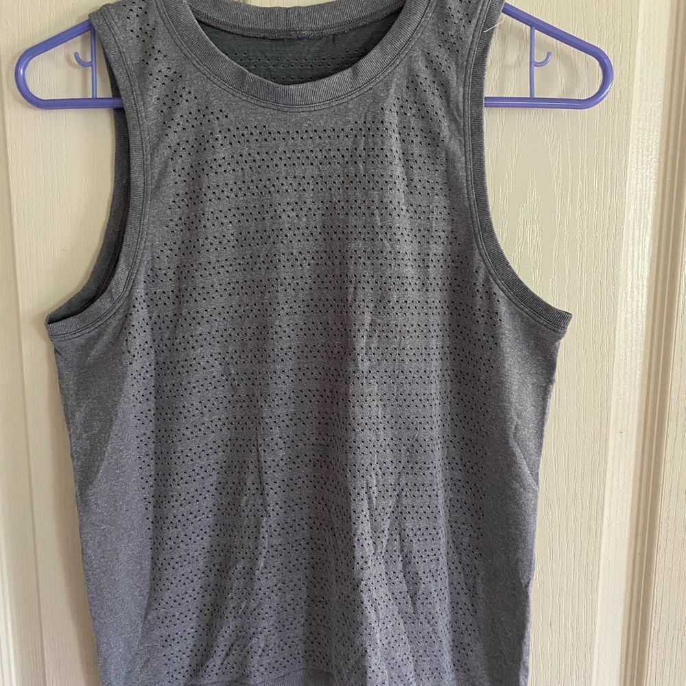lululemon athletica Gray Tank Top